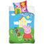 Kinderbettwäsche aus Baumwolle Peppa Pig Me  Ich bin Peppa, 140 x 200 cm, 70 x 90 cm