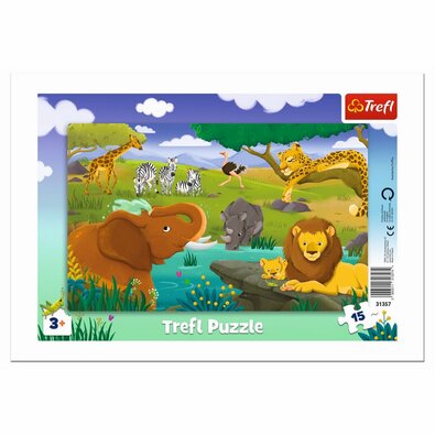 Trefl Puzzle Savana, 15 dielikov