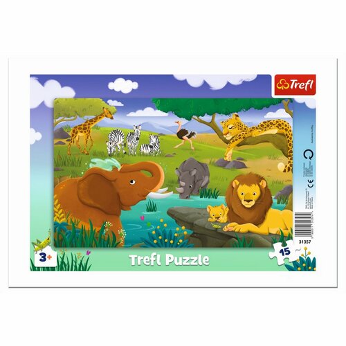 Trefl Puzzle Savana, 15 részes