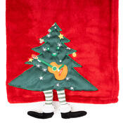 4Home Vianočná deka Merry Christmas tree, 150 x 200 cm