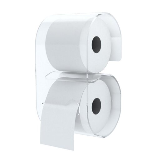 Zásobník B-Roll pre toaletný papier, transparentný
