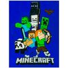 Kinderdecke Minecraft Time to Mine, 100 x 140 cm