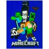 Minecraft Time to Mine gyerek takaró, 100 x 140 cm