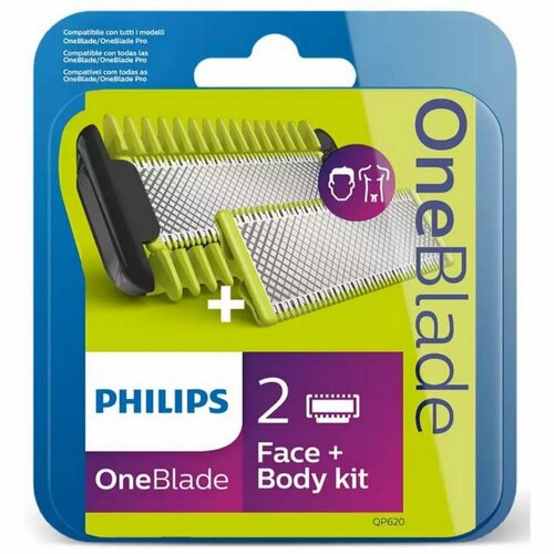Lame de schimb pentru Philips OneBlade QP620/50 ,2+1 buc