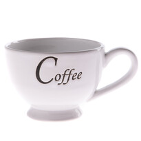Kerámia csésze Coffee 180 ml, fehér