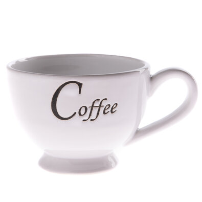 Keramična skodelica Coffee 180 ml, bela