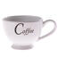 Keramična skodelica Coffee 180 ml, bela