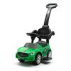Baby Mix Odpychacz dla dzieci z dźwiękiem i prowadnicą Racer, zielony