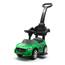 Mașinuță Baby Mix pentru copii cu sunet și barăde ghidare Racer, verde