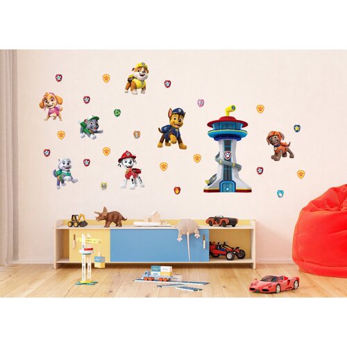 Decorațiuni autoadezive Paw Patrol, 65 x 85 cm