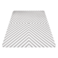 Covoraș din spumă cu memorie Domarex Fusion, alb-gri, 120 x 160 cm