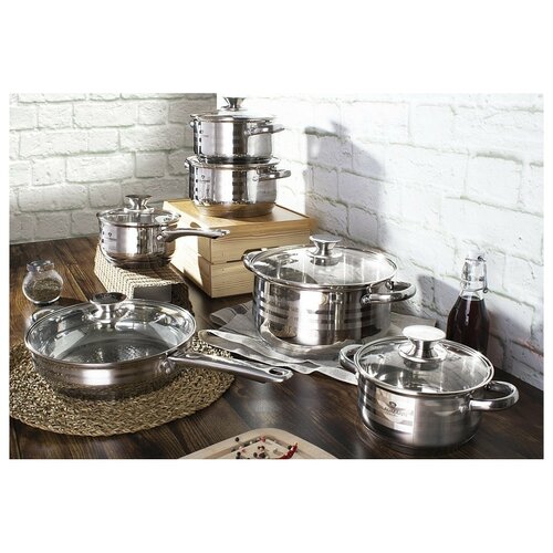 Blaumann 12 részes edénykészlet Gourmet Line