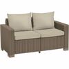 Keter Gartensofa California 141 x 68 x 72 cm, Cappuccino