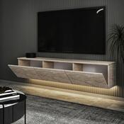 Televizní stolek Neon Illuminated Travertine