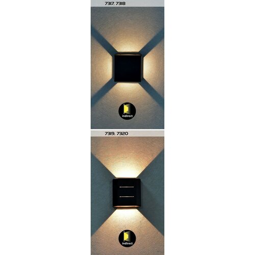 Lampă LED murală Rabalux 7317 Lippa, de exterior, negru