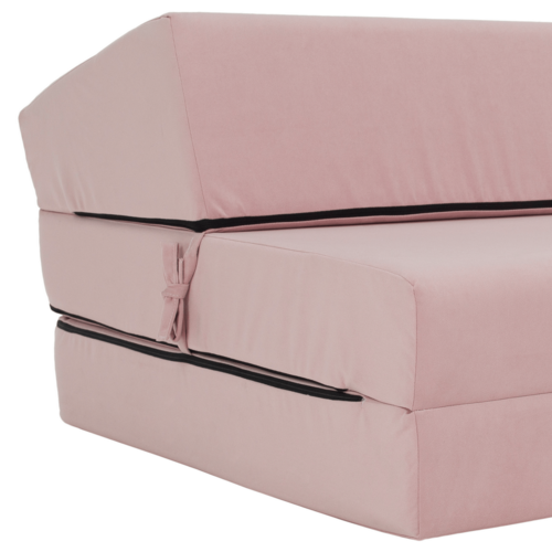 Skladacie kreslo/matrac VEDIS, svetloružová