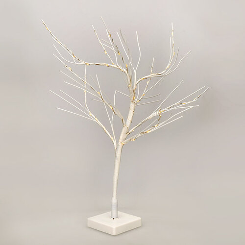 Solight LED zimný stromček, 50x LED, 60 cm, 3x AA