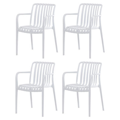 Set de scaune de sufragerie CT-X7029 WT, 4 buc