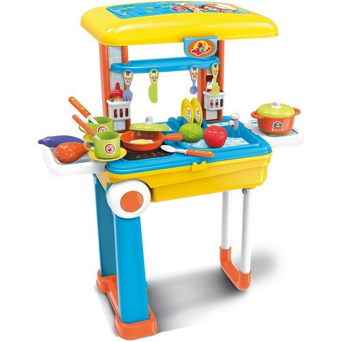 Buddy Toys BGP 3015 Valiză pentru copii Deluxebucătărie, 25 piese