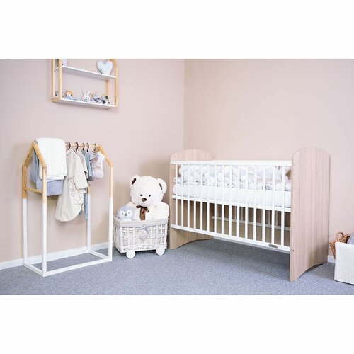New Baby Crib Leo, stejar
