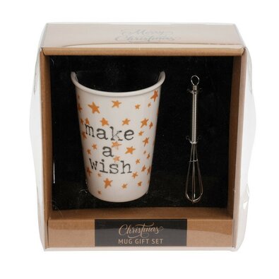 Cană porțelan cu strecurătoare Christmas, Make awish