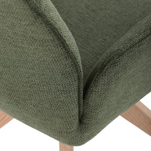 Scaun de sufragerie DCH-C2148 GRN2 cu materialimpermeabil