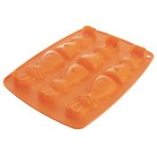Orion Forma silikon čokoláda zajíčci 6, oranžová