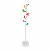 Kovový vešiak Flover 171 cm, biela