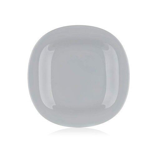 Luminarc Hranatý plytký tanier CARINE 27 cm, 6 ks, sivá