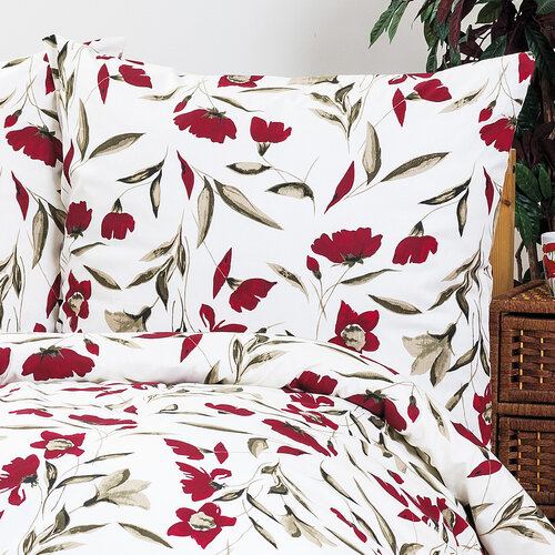 4Home pościel bawełniana Mak polny, 140 x 200 cm, 70 x 90 cm