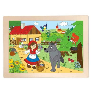 Woody Дерев'яний пазл Червона шапочка