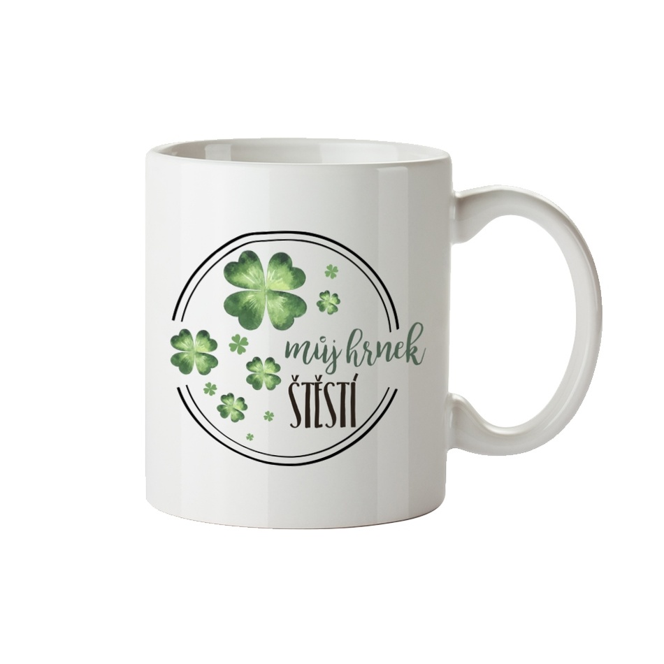 Bohemia Gifts Keramický hrnček - Pro štěstí, 350 ml