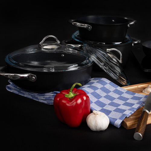 Set de oale de gătit antiaderente 4Home Titanium din 7 piese