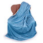 Pătură imitaţie de blană Maglia, albastru, 150 x 200 cm