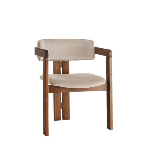 Jídelní židle CO Beige and Walnut