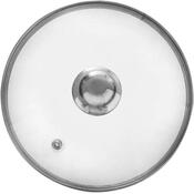 Orion Glasdeckel mit Griff aus Edelstahl,Durchmesser 22 cm