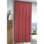 Draperie cu bandă de încreţit Roko roşie, 140 x 245 cm