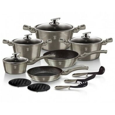 Set veselă 15 piese Berlinger Haus CarbonMetallic Line