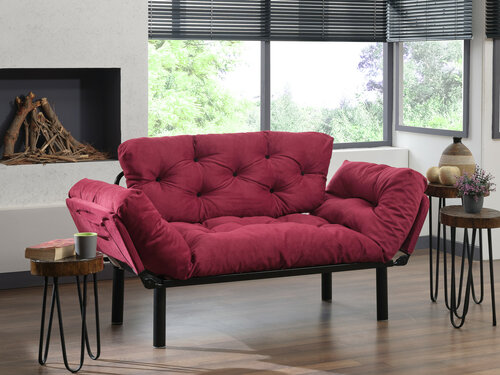 Klappsofa Nitta Maroon