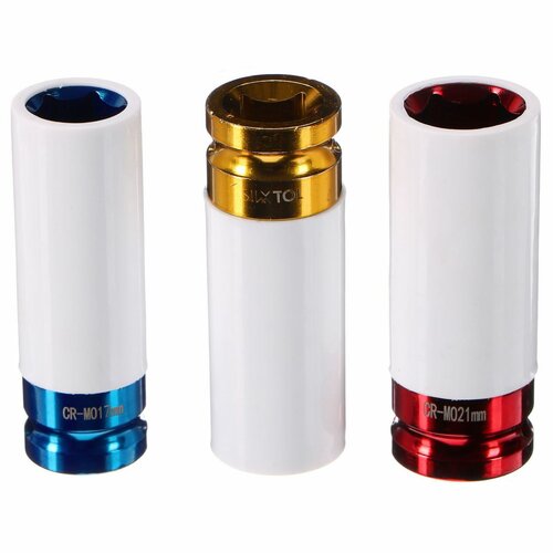 Sixtol udarna glava Mechanic Impact 1, 1/2", 3 kos