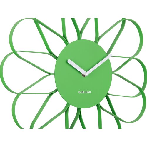 Karlsson 5975BG designové nástěnné hodiny zelená, pr. 40 cm