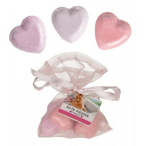 Peneča srca za kopel, 10 kosov