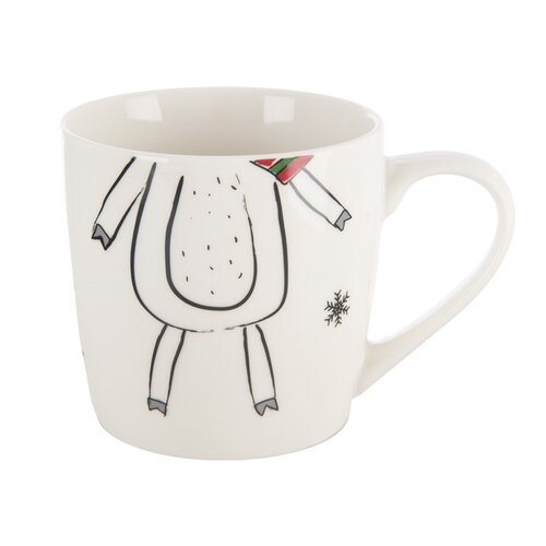Orion Porcelanowy kubek z miseczką Sob, 0,35 l