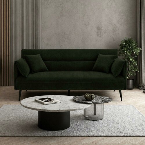 Rozkládací sofa Amelia, zelená