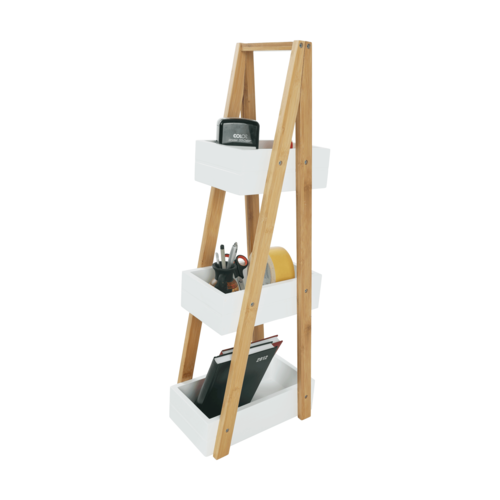 Raft din bambus Vego, 30 x 18,5 x 81 cm