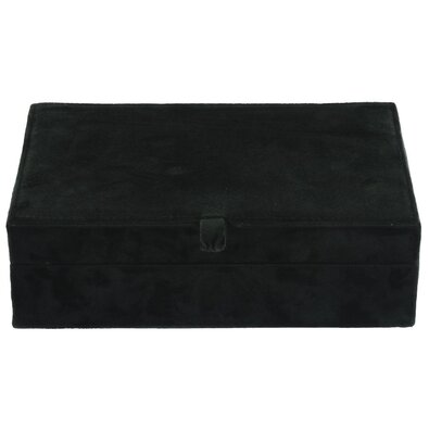 Cutie de bijuterii cu oglindă Beautify, verde închis