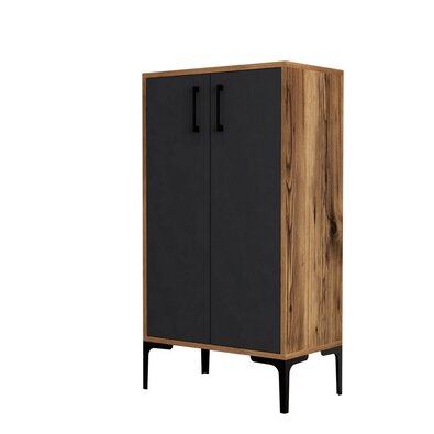 Szafka na buty Prag Walnut and Anthracite