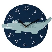 Nástenné hodiny Krokodíl, pr. 28 cm