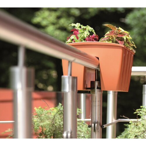 Skrzynka balkonowa na balustradę Terakota 12 l