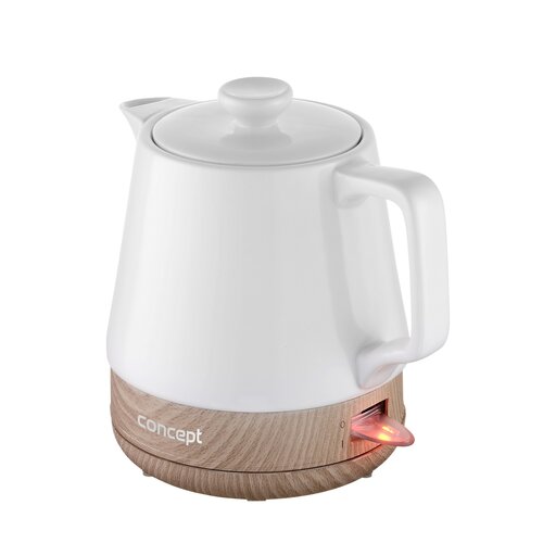 Concept RK0060 Keramik-Wasserkocher 1 l, Weiß